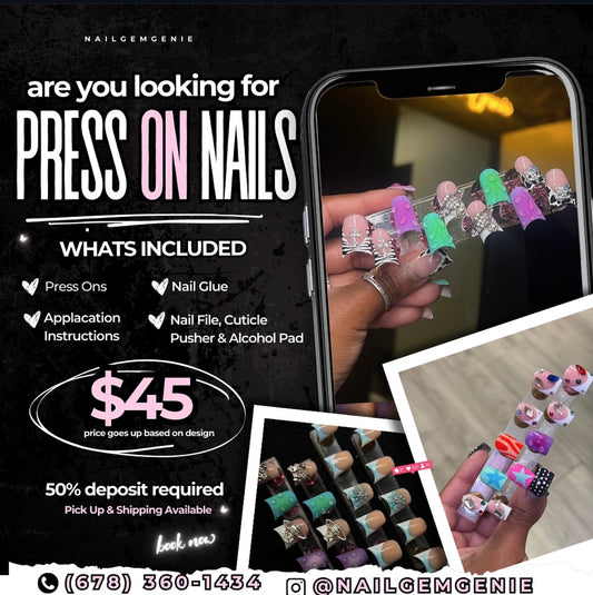 Customized Press Ons